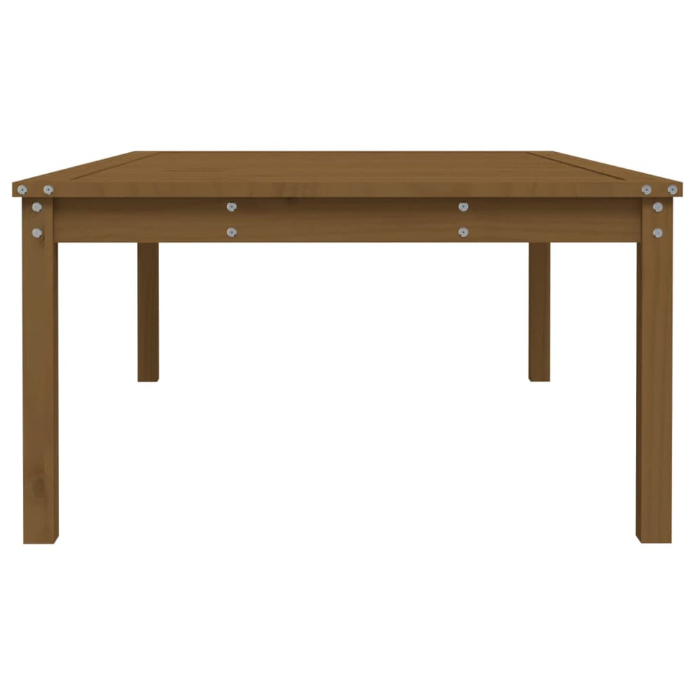 Tuintafel 121x82,5x45 cm massief grenenhout honingbruin MeubelReus