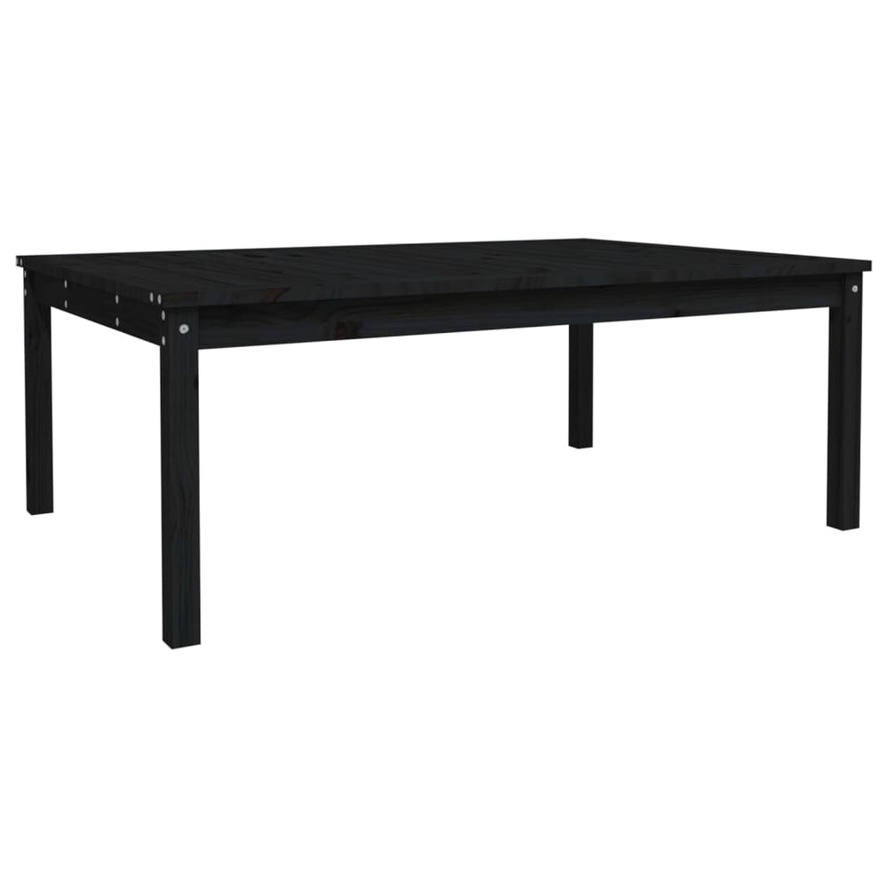 Tuintafel 121x82,5x45 cm massief grenenhout zwart MeubelReus