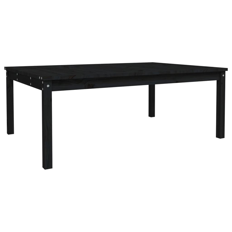 Tuintafel 121x82,5x45 cm massief grenenhout zwart MeubelReus