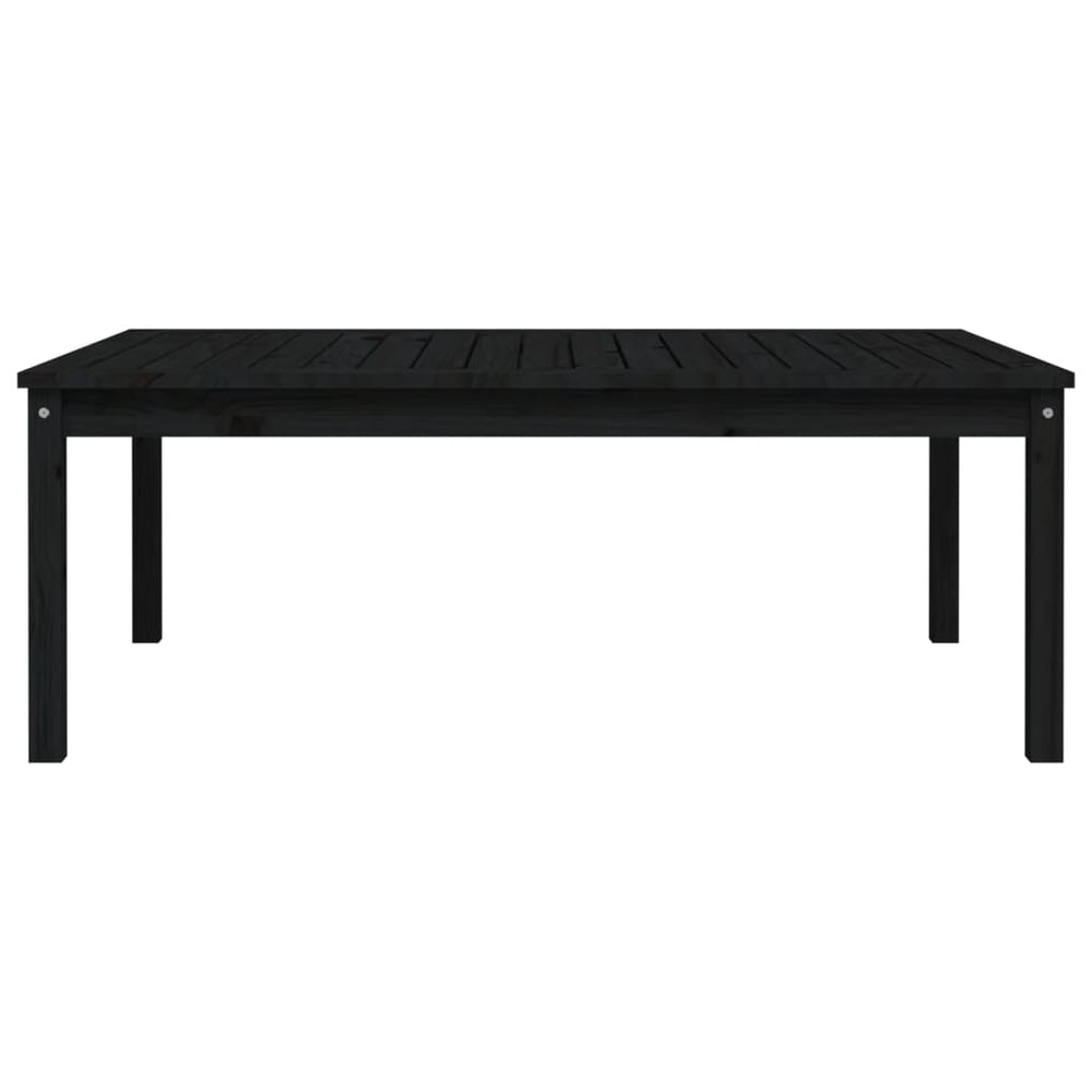 Tuintafel 121x82,5x45 cm massief grenenhout zwart MeubelReus