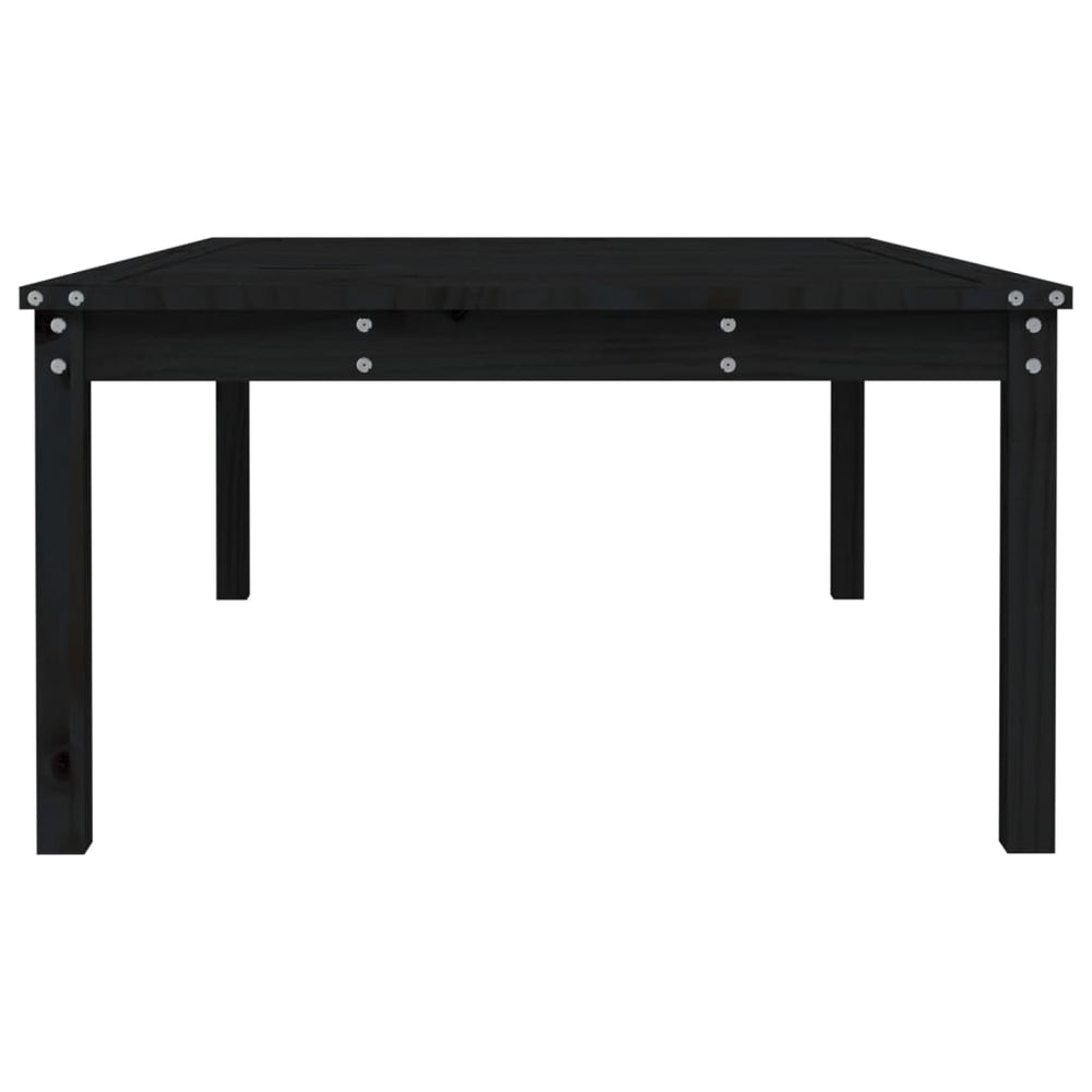 Tuintafel 121x82,5x45 cm massief grenenhout zwart MeubelReus