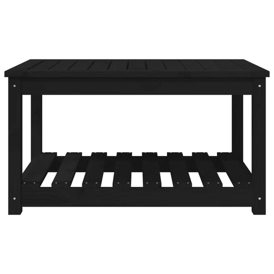 Tuintafel 82,5x50,5x45 cm massief grenenhout zwart MeubelReus