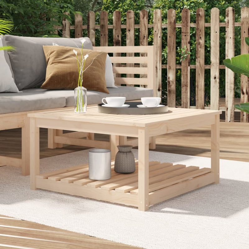 Tuintafel 82,5x82,5x45 cm massief grenenhout MeubelReus