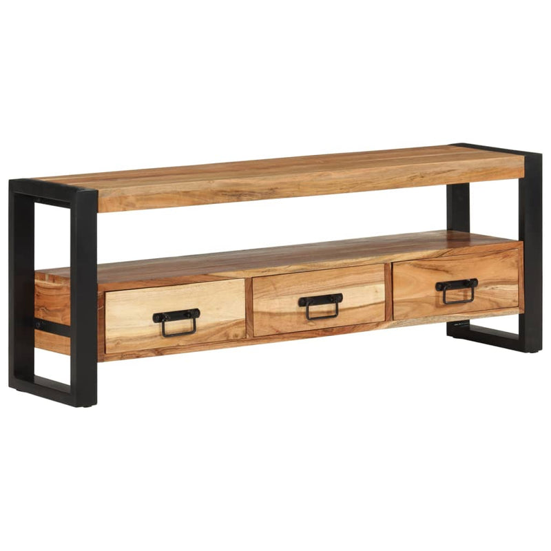 Tv-meubel 120x30x45 cm massief acaciahout MeubelReus
