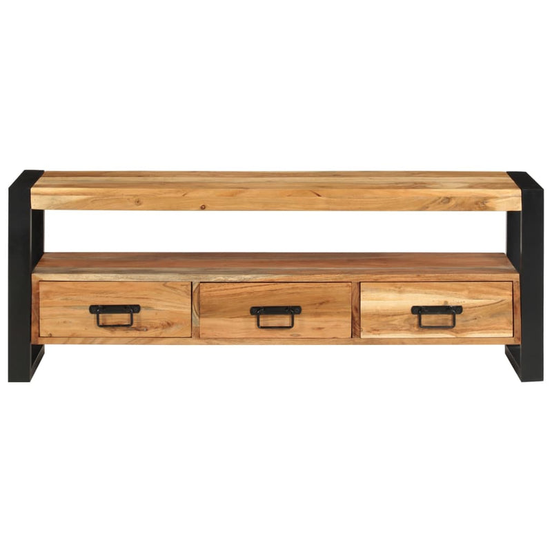 Tv-meubel 120x30x45 cm massief acaciahout MeubelReus
