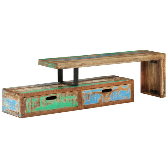 Tv-meubel massief gerecycled hout MeubelReus