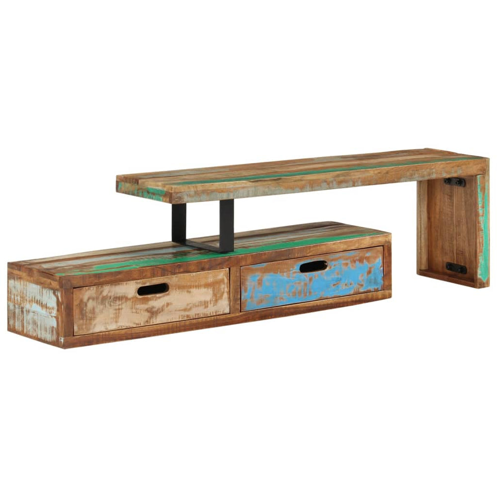 Tv-meubel massief gerecycled hout MeubelReus