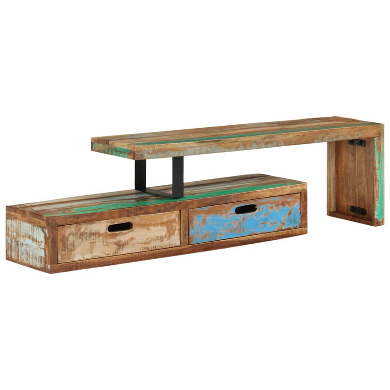 Tv-meubel massief gerecycled hout MeubelReus