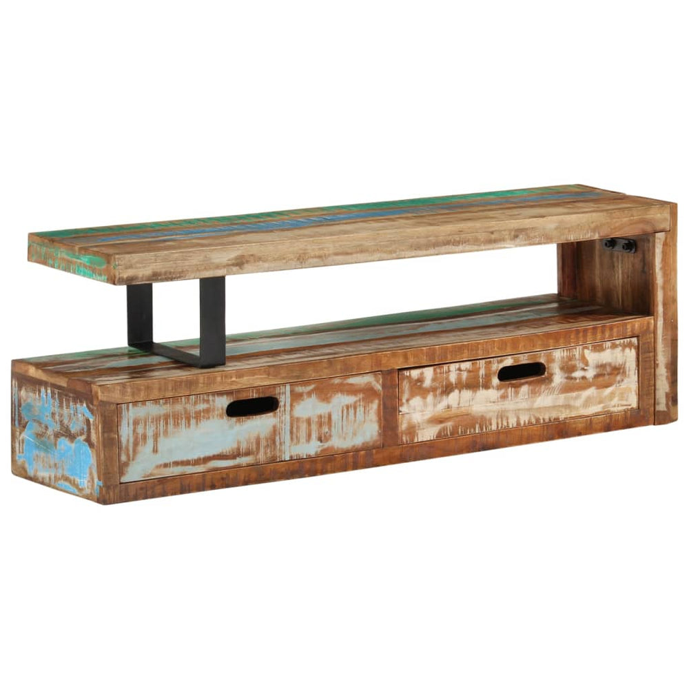 Tv-meubel massief gerecycled hout MeubelReus