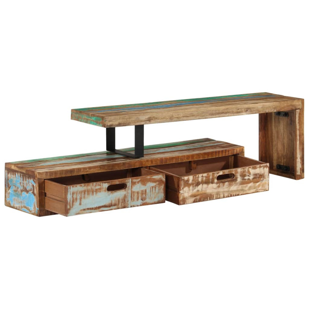 Tv-meubel massief gerecycled hout MeubelReus