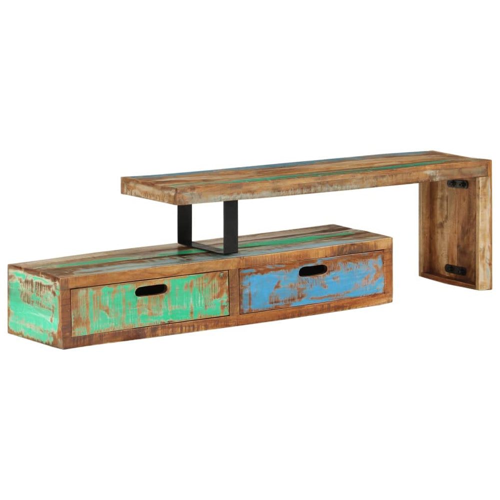 Tv-meubel massief gerecycled hout MeubelReus
