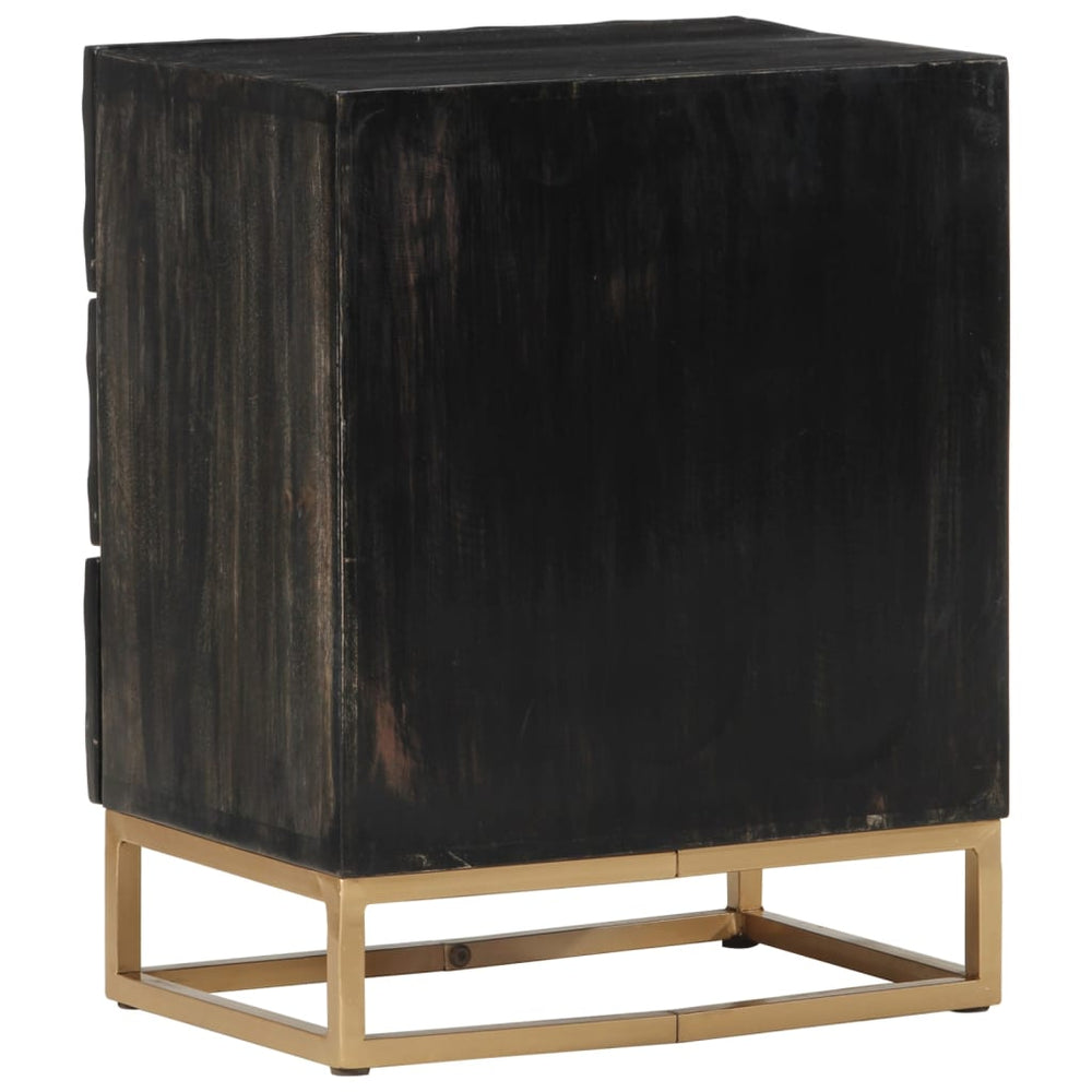 Nachtkastje 40x29x50 cm massief mangohout MeubelReus