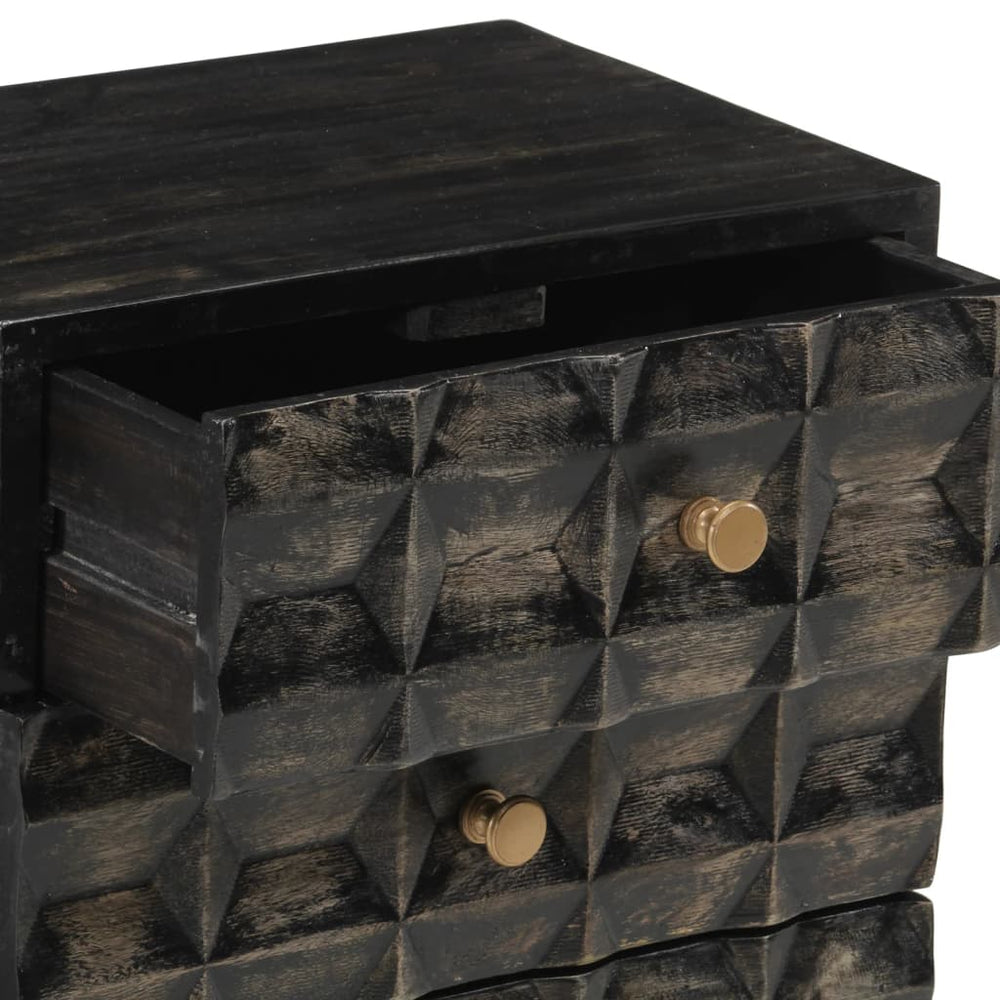 Nachtkastje 40x29x50 cm massief mangohout MeubelReus