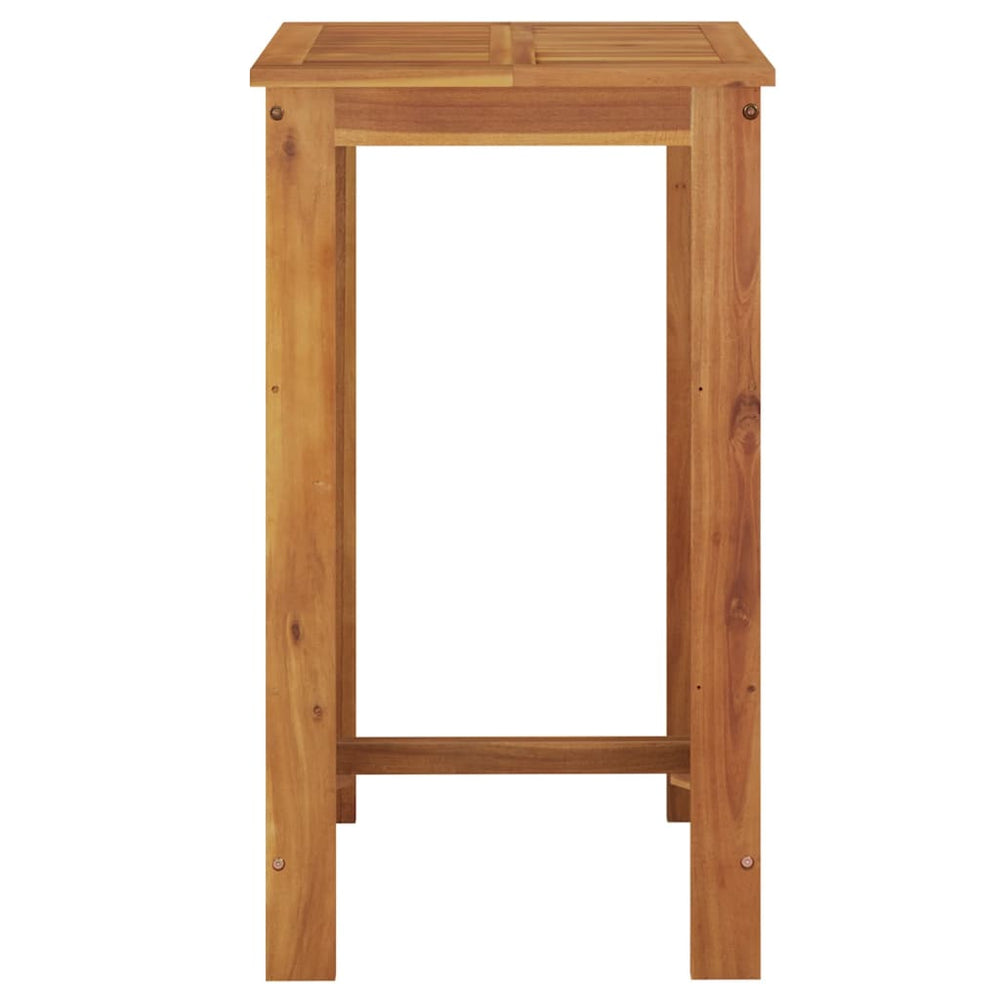 Tuinbartafel 60x60x105 cm massief acaciahout MeubelReus