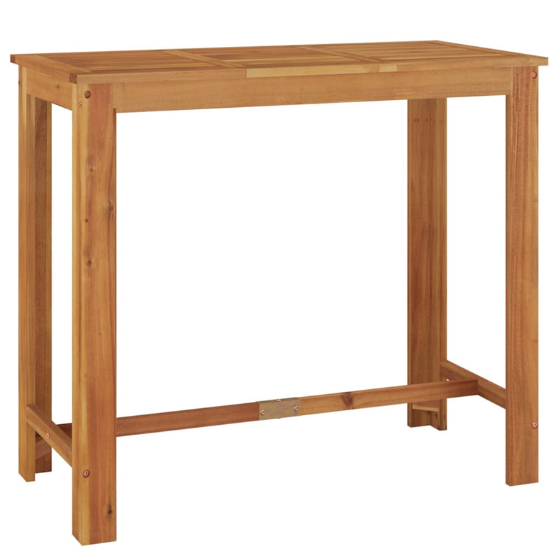 Tuinbartafel 120x60x105 cm massief acaciahout MeubelReus
