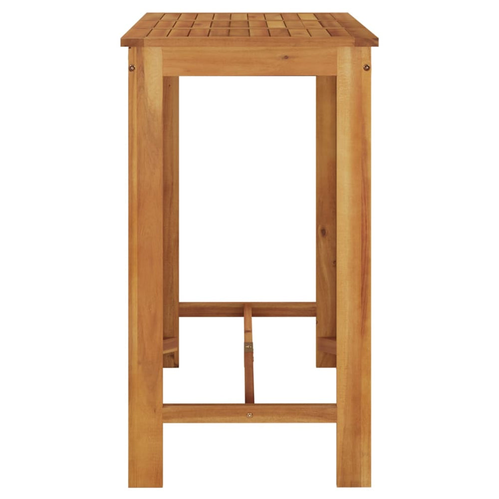 Tuinbartafel 120x60x105 cm massief acaciahout MeubelReus