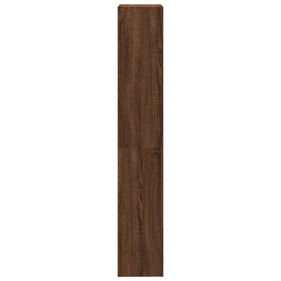 Boekenkast met 4 schappen 40x24x143 cm bewerkt hout bruineiken MeubelReus