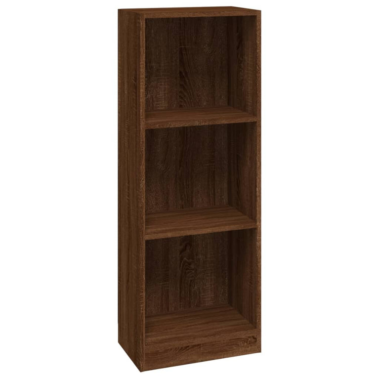 Boekenkast 40x24x109 cm bewerkt hout bruin eikenkleur MeubelReus