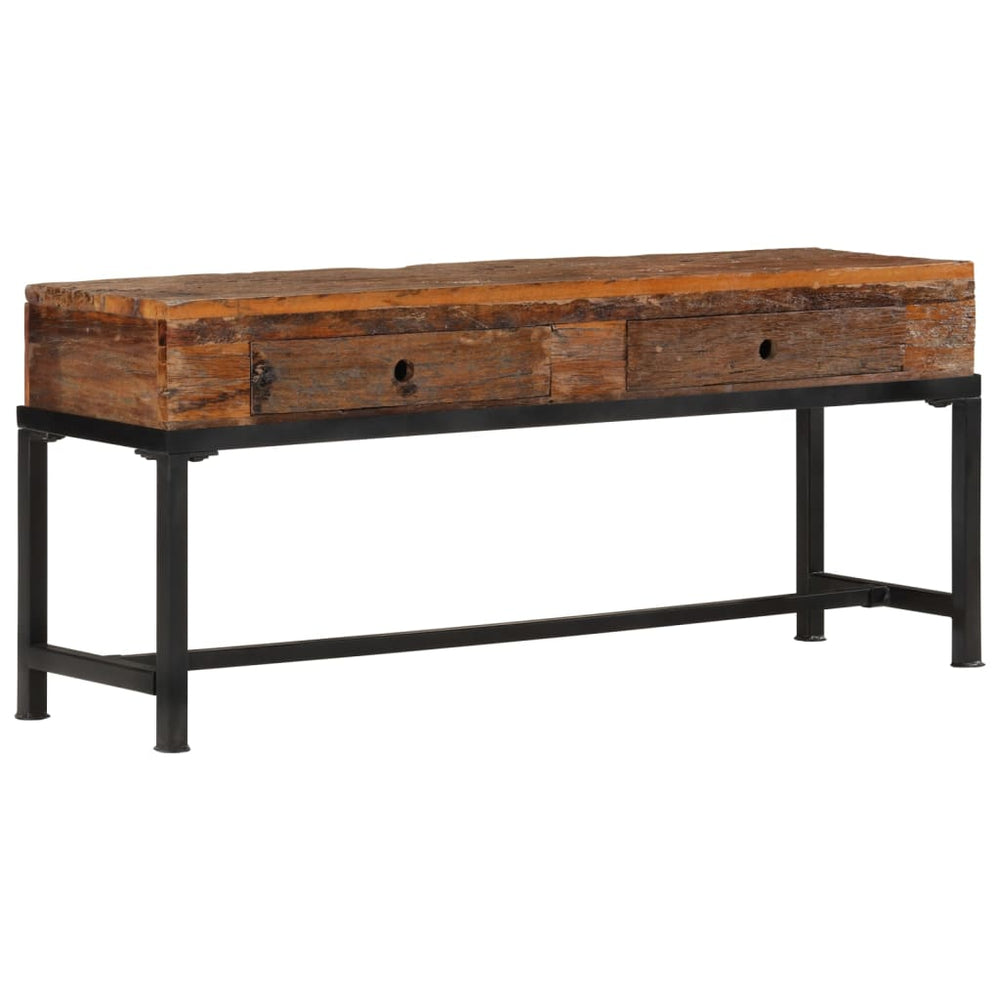 Tv-meubel 110x30x46 cm massief gerecycled hout MeubelReus