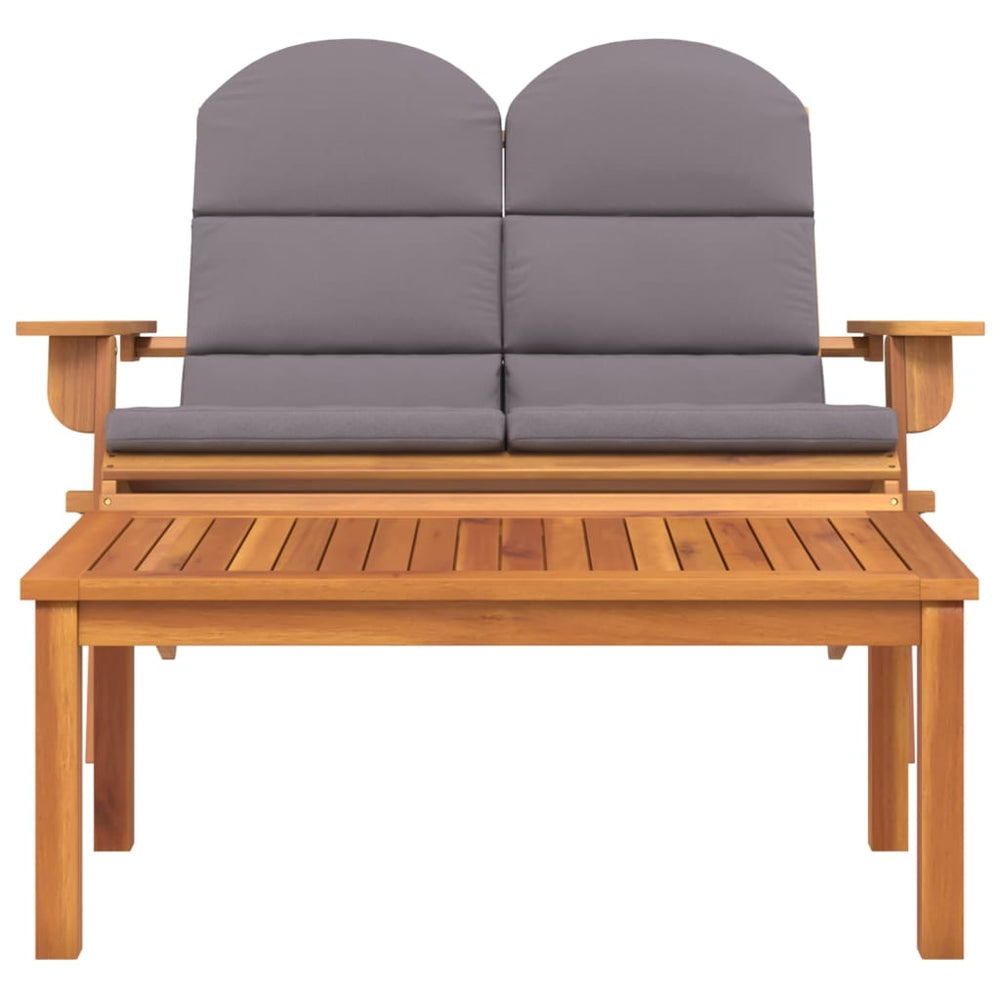 2-delige Loungeset Adirondack massief acaciahout MeubelReus