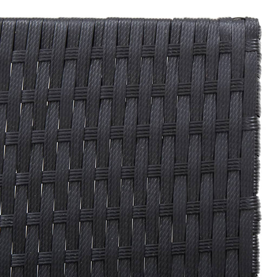 Ligbed met kussen poly rattan en massief acaciahout MeubelReus