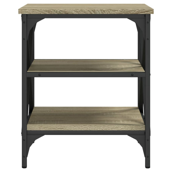 Bijzettafels 2 st 40x42x50 cm bewerkt hout sonoma eikenkleurig MeubelReus