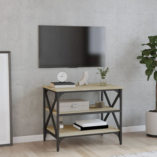 Tv-meubel 60x40x50 cm bewerkt hout sonoma eikenkleurig MeubelReus