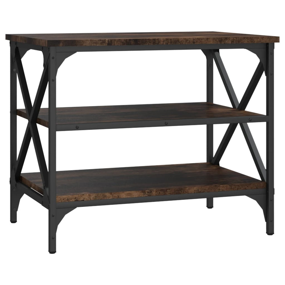 Tv-meubel 60x40x50 cm bewerkt hout gerookt eikenkleurig MeubelReus