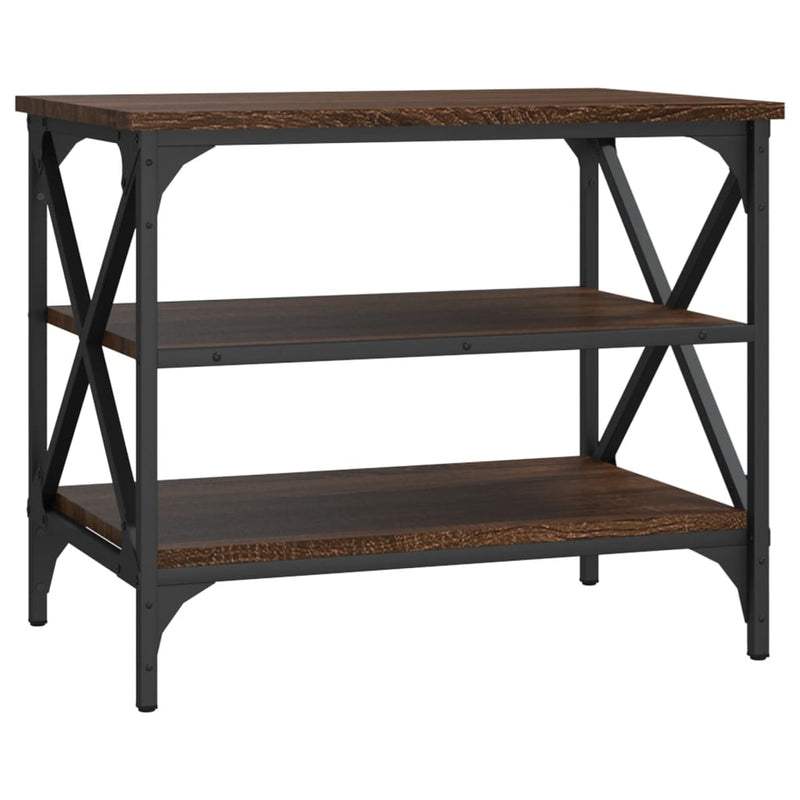 Tv-meubel 60x40x50 cm bewerkt hout bruin eikenkleur MeubelReus
