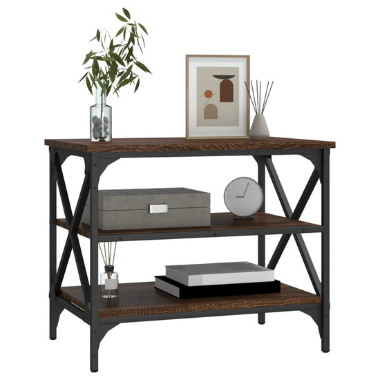 Tv-meubel 60x40x50 cm bewerkt hout bruin eikenkleur MeubelReus