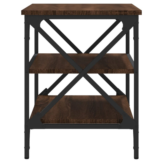 Tv-meubel 60x40x50 cm bewerkt hout bruin eikenkleur MeubelReus