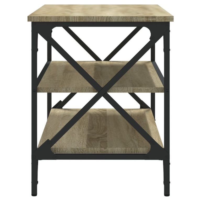 Tv-meubel 80x40x50 cm bewerkt hout sonoma eikenkleurig MeubelReus