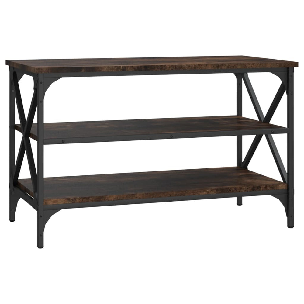 Tv-meubel 80x40x50 cm bewerkt hout gerookt eikenkleurig MeubelReus