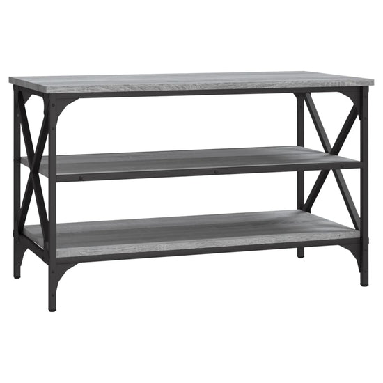 Tv-meubel 80x40x50 cm bewerkt hout grijs sonoma eikenkleurig MeubelReus