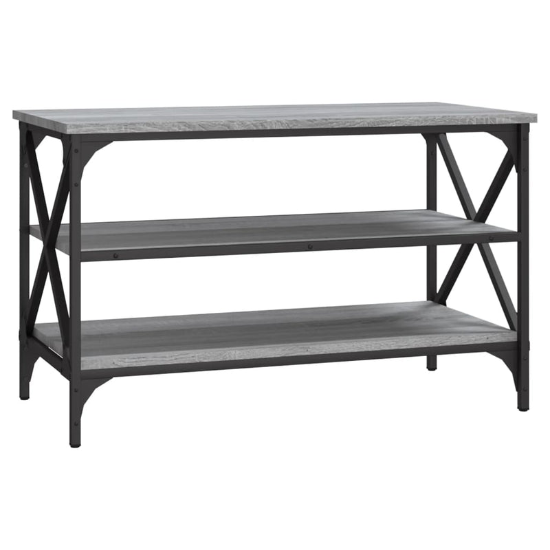 Tv-meubel 80x40x50 cm bewerkt hout grijs sonoma eikenkleurig MeubelReus