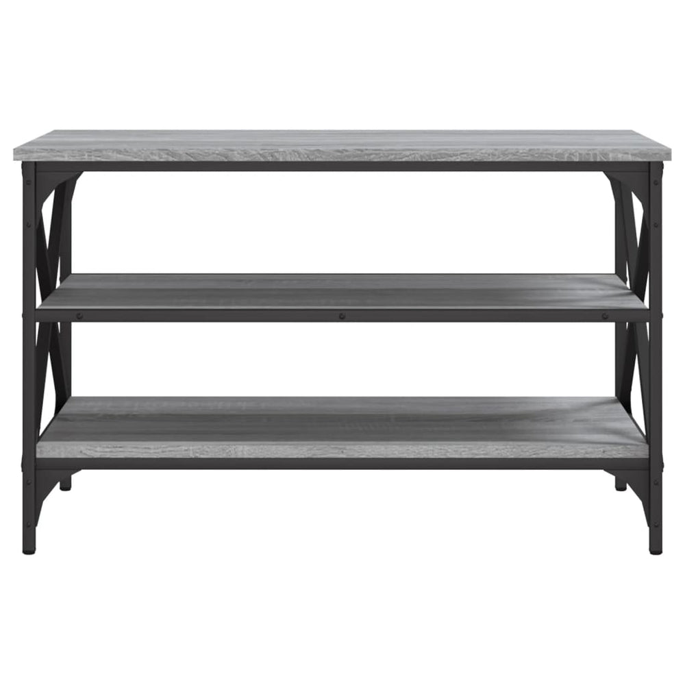 Tv-meubel 80x40x50 cm bewerkt hout grijs sonoma eikenkleurig MeubelReus