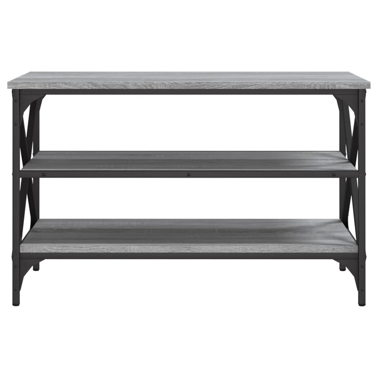 Tv-meubel 80x40x50 cm bewerkt hout grijs sonoma eikenkleurig MeubelReus