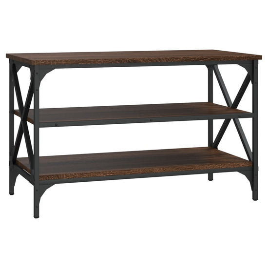 Tv-meubel 80x40x50 cm bewerkt hout bruin eikenkleur MeubelReus