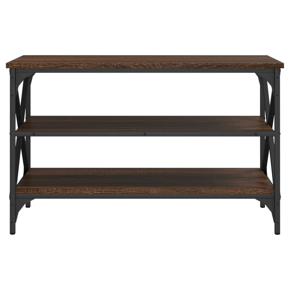 Tv-meubel 80x40x50 cm bewerkt hout bruin eikenkleur MeubelReus