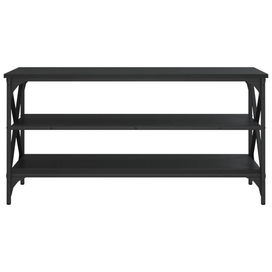 Tv-meubel 100x40x50 cm bewerkt hout zwart MeubelReus