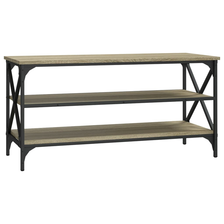 Tv-meubel 100x40x50 cm bewerkt hout sonoma eikenkleurig MeubelReus