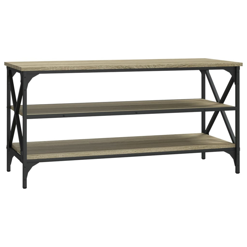 Tv-meubel 100x40x50 cm bewerkt hout sonoma eikenkleurig MeubelReus
