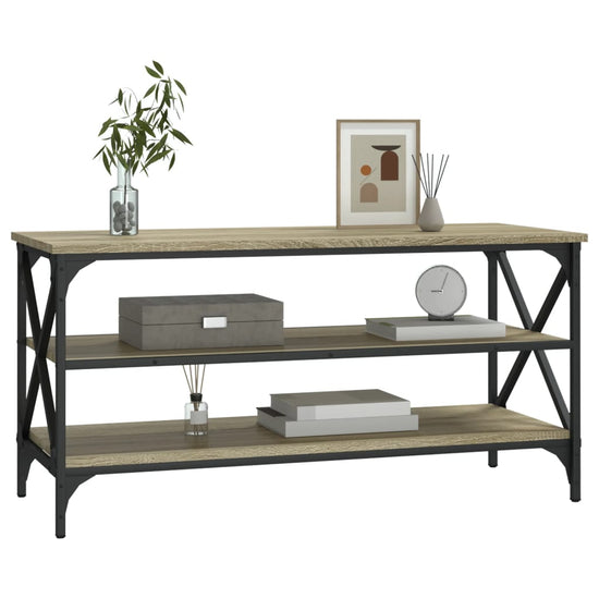Tv-meubel 100x40x50 cm bewerkt hout sonoma eikenkleurig MeubelReus