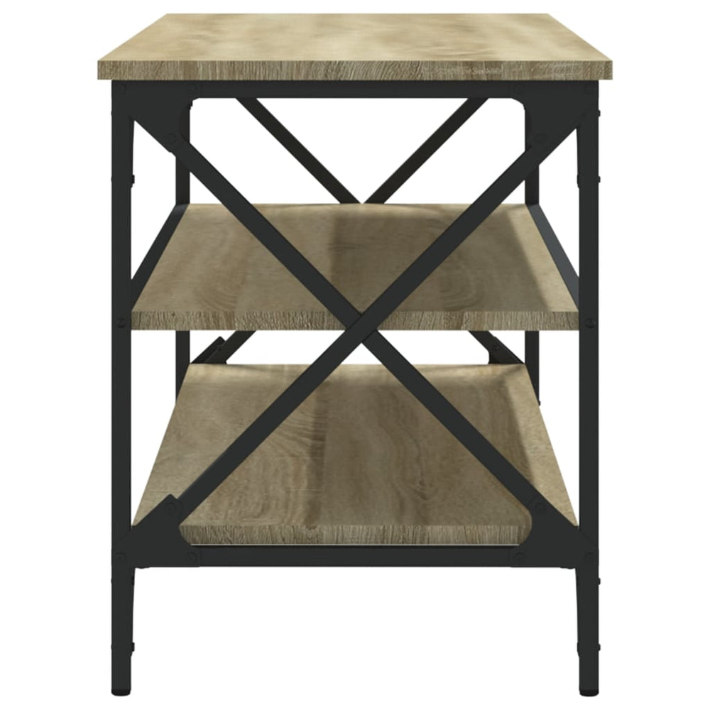 Tv-meubel 100x40x50 cm bewerkt hout sonoma eikenkleurig MeubelReus