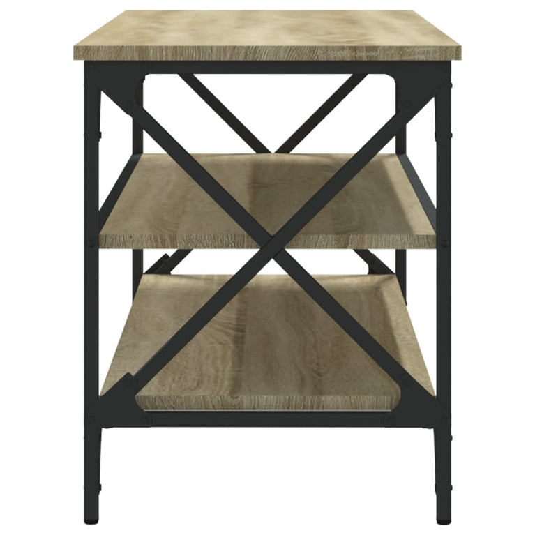 Tv-meubel 100x40x50 cm bewerkt hout sonoma eikenkleurig MeubelReus