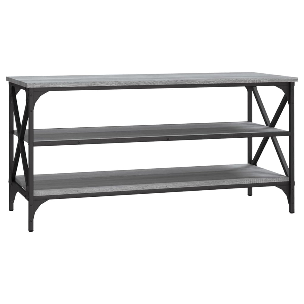 Tv-meubel 100x40x50 cm bewerkt hout grijs sonoma eikenkleurig MeubelReus