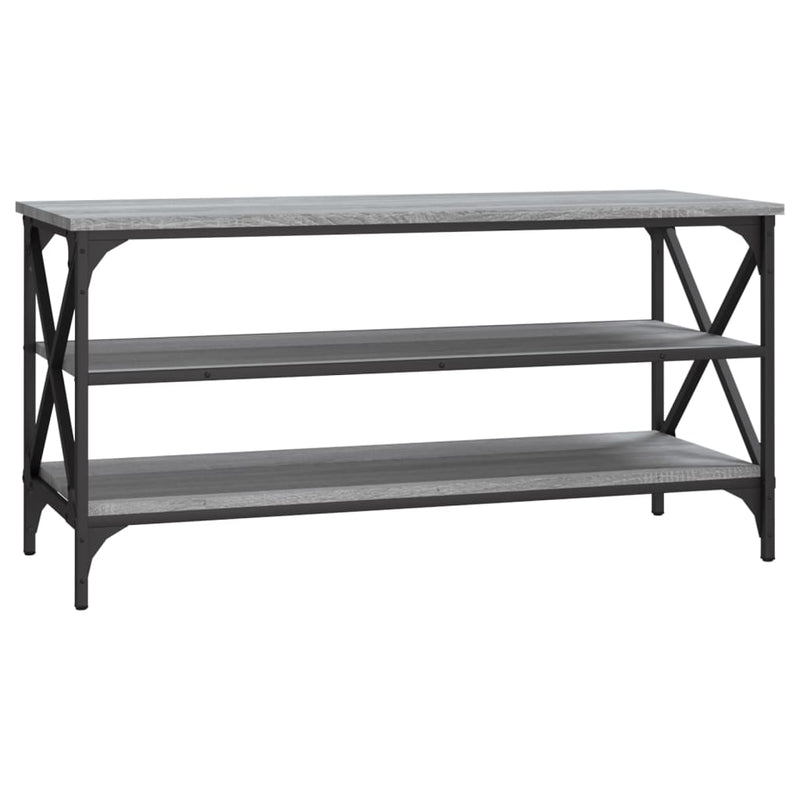 Tv-meubel 100x40x50 cm bewerkt hout grijs sonoma eikenkleurig MeubelReus