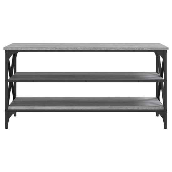 Tv-meubel 100x40x50 cm bewerkt hout grijs sonoma eikenkleurig MeubelReus
