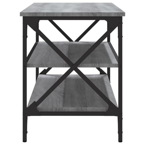 Tv-meubel 100x40x50 cm bewerkt hout grijs sonoma eikenkleurig MeubelReus