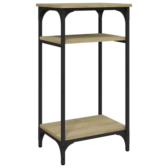 Bijzettafel 40x30x75 cm bewerkt hout sonoma eikenkleurig MeubelReus